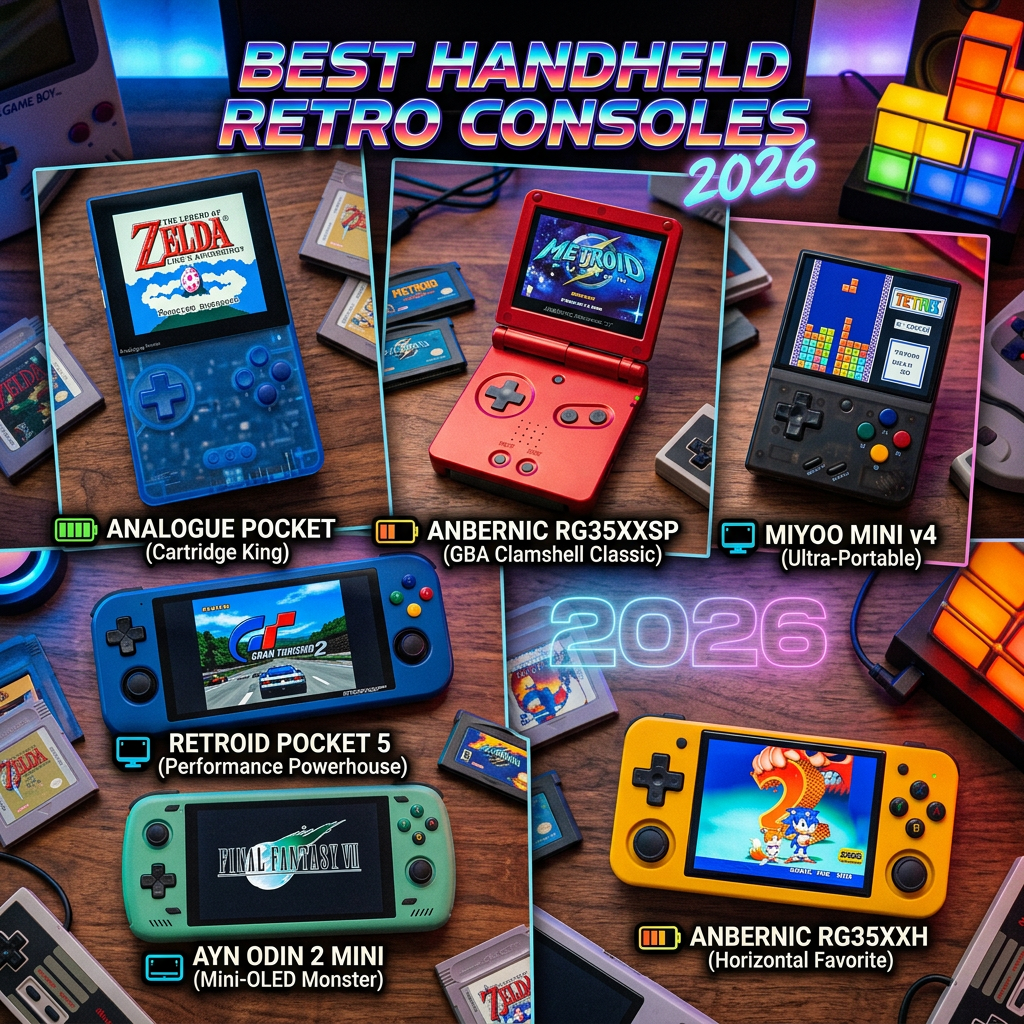 🎮 Best Handheld Retro Consoles (2026 Edition)